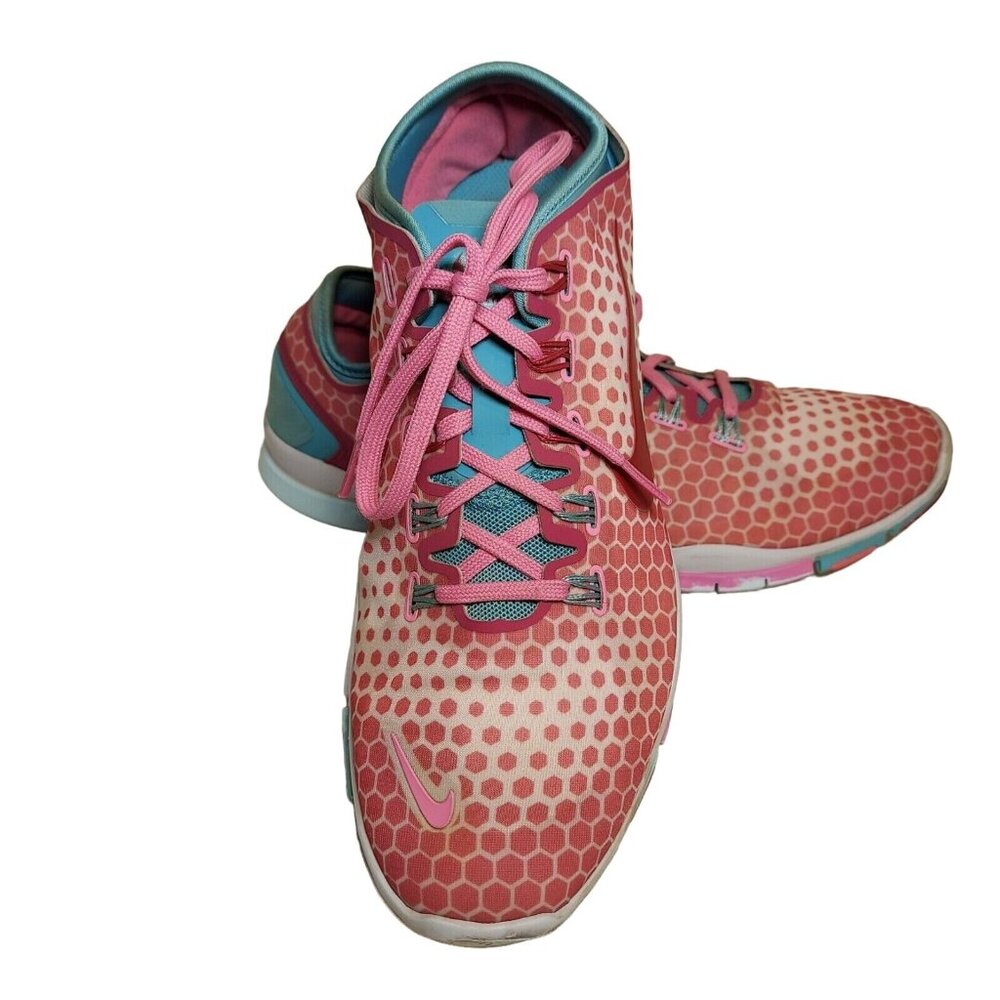 Nike Free 5.0 Shoes Womens 10 Connect 2 Running Shoes Honeycomb Pink turquoise L